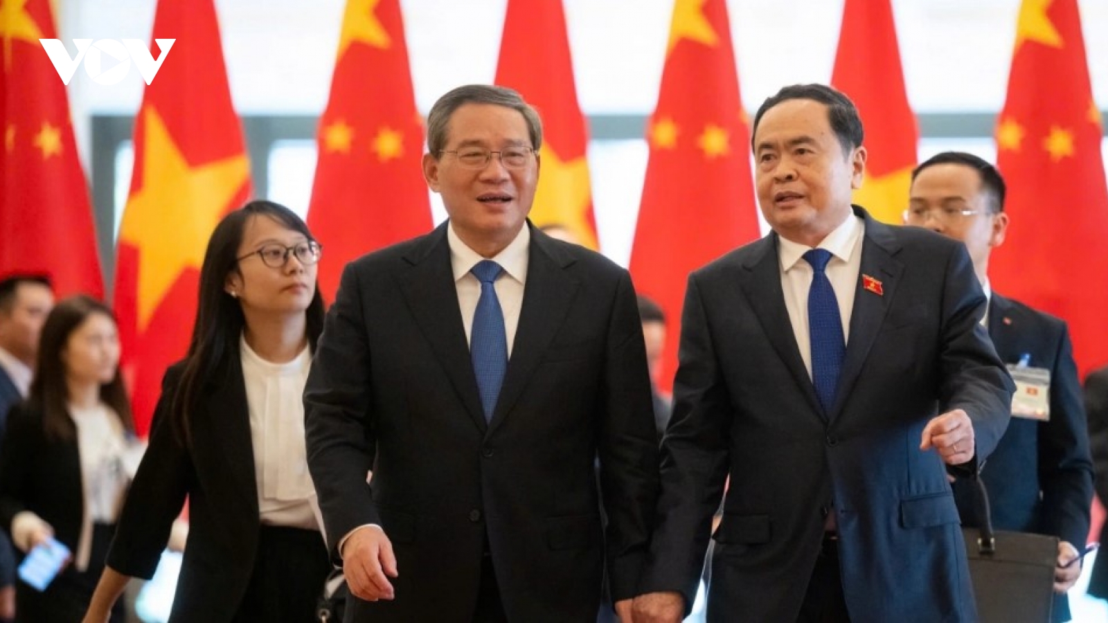 NA Chairman Tran Thanh Man meets with Chinese Premier Li Qiang